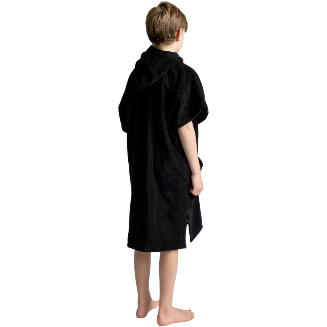 2026 Red Paddle Co Junior Frottee- Poncho -Umkleidemantel 002-009-006-0382- Stealth Black
